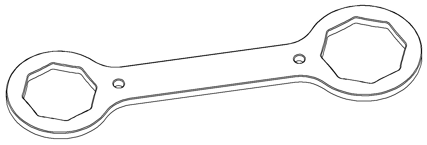 Fork cap wrench OCT40 - OCT46
