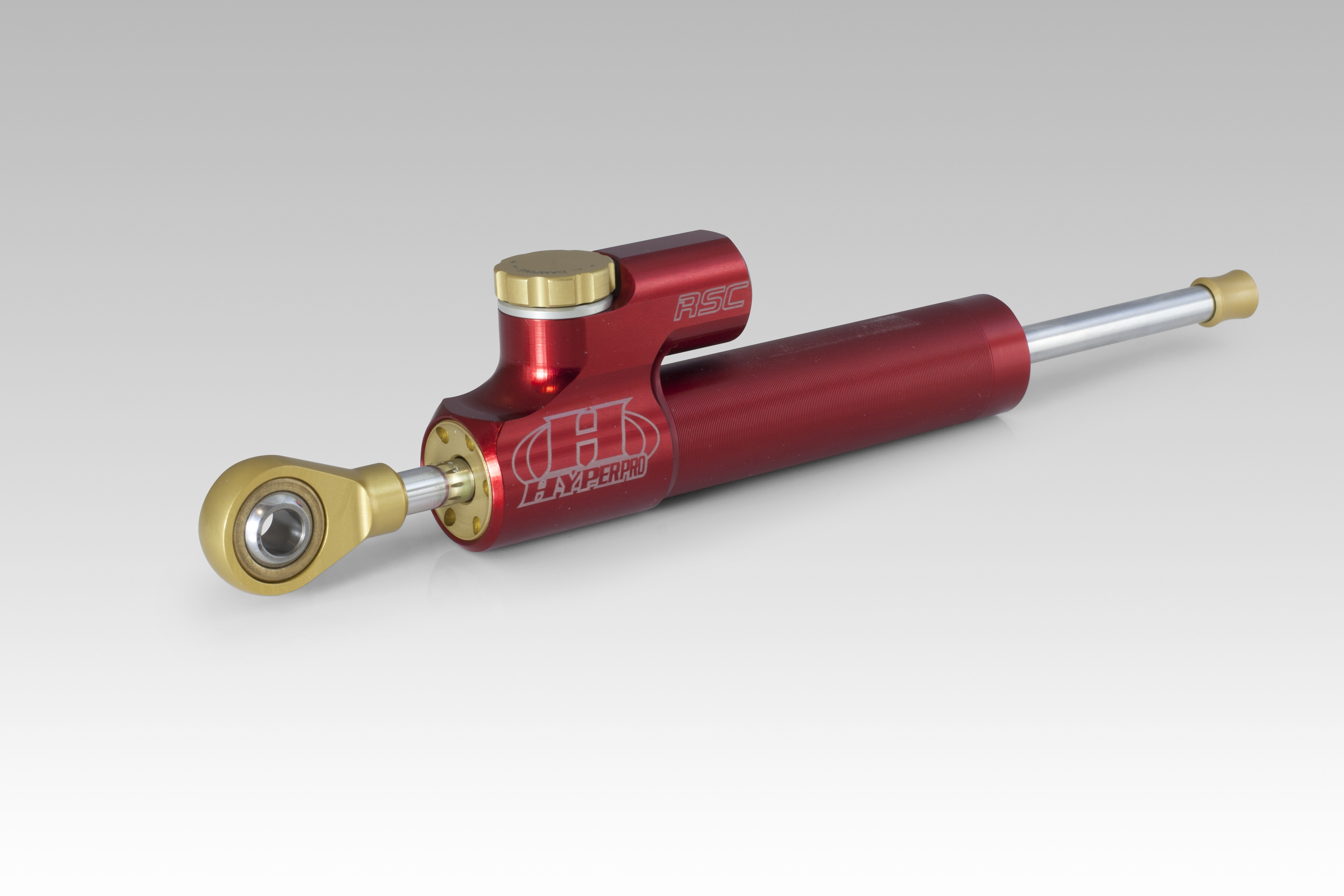 Steering damper 75mm RSC - MAD RED