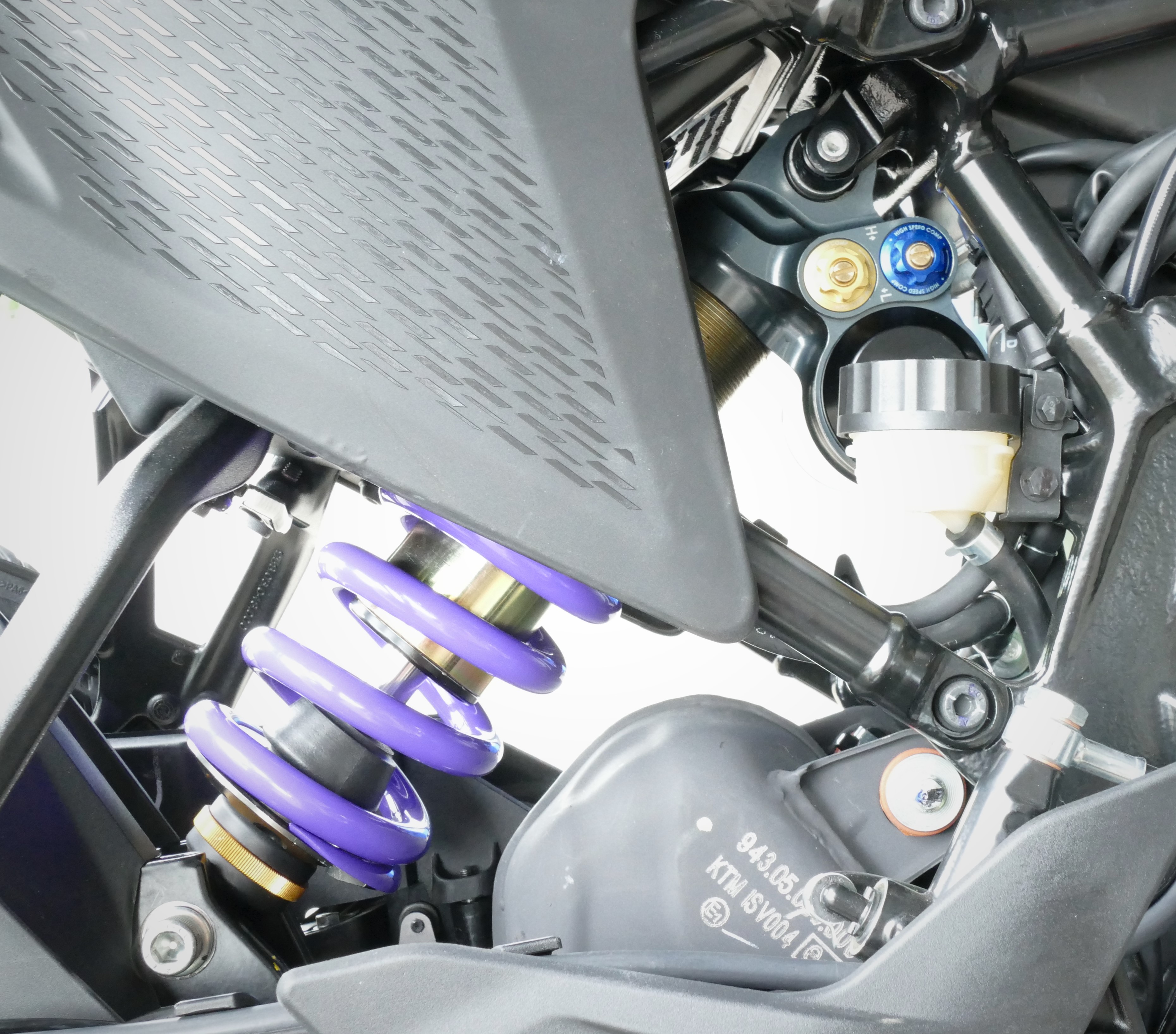 Fixed reservoir shock KTM 390 ADVENTURE