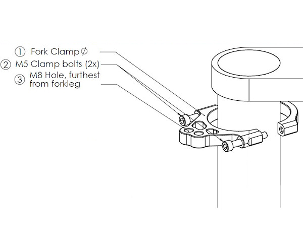 FORK CLAMP D = 47.0 MM