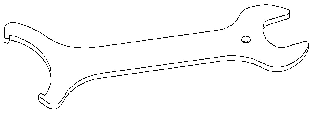 Preload spanner for Hyperpro 36mm shocks